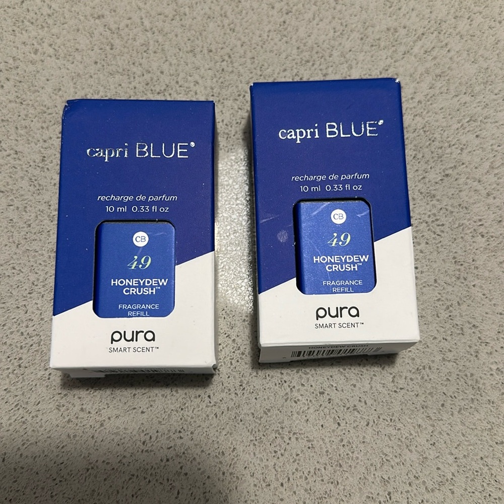 SET OF 2 Capri Blue Pura Smart Scent Refill - Honeydew Crush